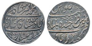 Sikandar Jah (AH 1218-1244; 1803-1829 AD), Silver Nazarana Rupee, 11.15g, Farkhanda Bunyad
