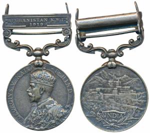 India General Service Medal, George V, Silver, Afghanistan North West Frontier 1919, award