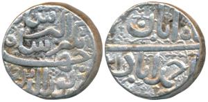 Jahangir (AH 1014-1037; 1605-1627 AD), Silver Rupee, 11.37g, Ahmedabad Mint, RY 21, Month 