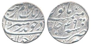 Aurangzeb, Silver Rupee, 11.65g, Murshidabad Mint, AH 1117/49 (KM 300.65). Very Fine+.