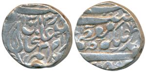 Muhammad Ibrahim Ali Khan (AH 1284-1349; 1868-1930 AD), Silver Rupee, 9.70g, in the name o