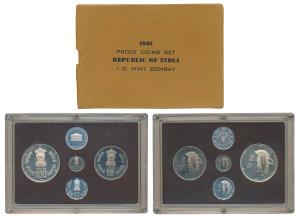 1981 Proof Set, World Food Day, set of 4, 10 Paisa to Rupees 100. In immaculate condition,