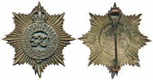 Royal Indian Army Service Corps, Copper Nickel Badge. Very Fine.