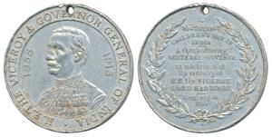 H. E. The Viceroy & Governor General of India, Aluminum Medal, 1858-1913; rev. 20th June 1