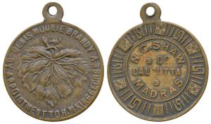 Denis Mounie Brandy, Copper Token, By Appointment to H. M. King George; rev. V,N.C.Shaw & 