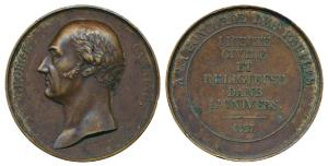 Great Britain Medal, George Canning, 1770-1827, commemorating the Death of the Prime Minis