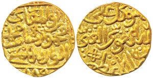Mahmud Shah (AH 887-924, 1482-1518 AD), Gold Tanka, 11.0g, Hadrat Muhammadabad Mint, AH 88