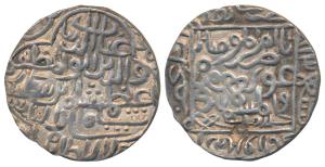 Ghiyath al-din Azam Shah, Silver Tanka, 10.67g, Hadrat Firuzabd Mint (Complete mint name V