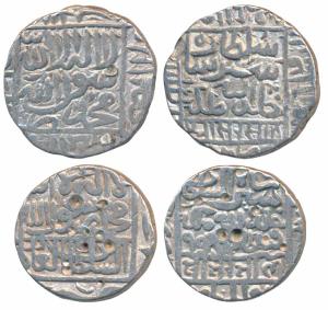 Sher Shah Suri, Silver Rupee, 11.17g, Gwalior Mint (Partly visible), AH 951, obv. legend w