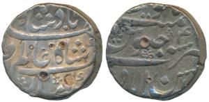 Shah Alam Bahadur (AH 1119-1124, 1707-1712 AD), Silver Rupee, 11.33g, Ahsanabad Mint, RY 4