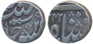 Sikandar Jah (AH 1218-1244, 1803-1829 AD), Silver Rupee, 11g, Hyderabad Mint, in the name 