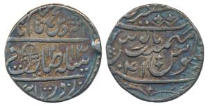 Muzaffargarh Mint, Silver Rupee, 11.1g, in the name of Shah Alam II, AH 1213/41, a differe