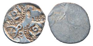 Coinage of Vainaganga Valley, Vidarbha Janapada, Silver ½ Karshpana, Series II, Makhala Ty