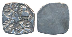 Archaic Punch Marked Coinage, attributed to Ashmaka Janapada, Godavari valley (c. 500-350 