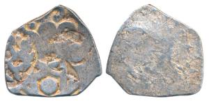 Archaic Punch Marked Coinage, attributed to Kosala Janapada, Silver Karshapana, 2.66g, var