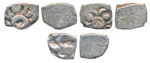 Archaic Punch Marked Coinage, attributed to Panchala Janapada (c. 400 BC), Silver Karshapa