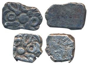 Archaic Punch Marked Coinage, attributed to Avanti Janapada, Western Madhya Pradesh (c. 30