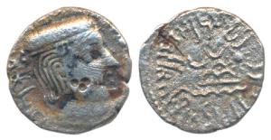 Western Kshatrapas, Kardamaka dynasty, Rudrasimha I as Mahakshatrapa (177-197 AD), Silver 