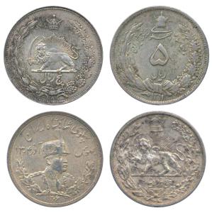 Iran, Reza Shah Pahlavi (AH 1344-1360; 1925-1941 AD), Silver 5 Riyal, 25.07, AH 1311 (KM 1