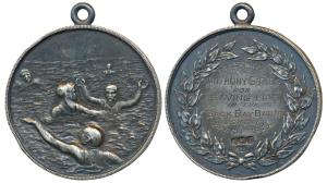 Silver Medal, 24.30g, March 1926, Presented to Anthony Gomes For Saving Life, in the Back 