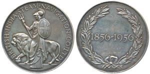 British India Steam Navigation Co. Medal, Silver, 27.6g, obv. Britannia standing left hold