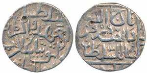 Taj-ud-Din Firuz Shah (AH 800-825; 1397-1422 AD), Silver Tanka, 10.84g, Hazrat Ahsanabad M