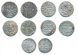 Sultans of Bengal, Ghiyath al din Bahadur; Ghiyath al din Jalal; Sultans of Delhi, Mu`izz 