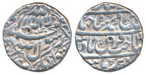 Shah Jahan, Silver Rupee, 11.43g, Burhanpur Mint, AH 1040/4, obv. Kalima within quatrefoil
