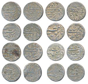 Shah Jahan, Silver Rupee (8), Lahore & Surat Mint, mostly mint off flan, AH 1045/8, 1046/1
