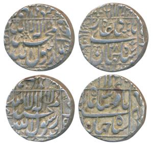 Shah Jahan, Silver Rupee, 11.73g, Multan Mint, AH 1065/28, legend within square area, mint