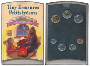 Canada, Elizabeth II, Uncirculated Set, 1 Cent to 2 Dollars, 1998, Tiny Treasures. In orig