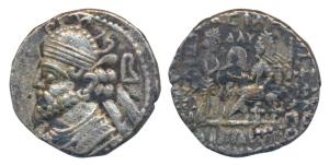 Parthian Kingdom, Vologases III, Billon Tetradrachm, 11.5g, Seleucia on the Tigris Mint, d