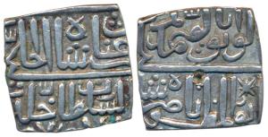 Nasir Shah (AH 906-916; 1500-1510 AD), Silver ½ Tanka, 5.46g, al wathiq legend (G&G M110).