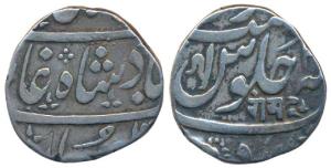 Ahmedabad Mint, Silver Rupee, 11.38g, in the name of Shah Alam II, Nagari ‘Ram’, Ankushi a