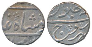 Imtiyaz ud-Daula (AH 1182-1186; 1768-1772 AD), Silver Rupee, in the name of Shah Alam II (
