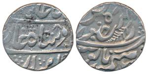 Sojat Mint, with pseudo-mint name Dar-al-Mansur Jodhpur Mint, Silver Rupee, 11.23g, in nam
