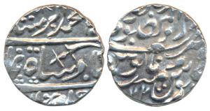 Dar-al-Mansur Jodhpur Mint, Silver Rupee, 11.34g, in name of Muhammad Akbar II, RY 22, Swo