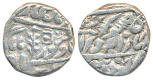 Jaswant Singh, Silver Rupee, 11.33g, Jodhpur Mint, with the name of Queen Victoria and Dar