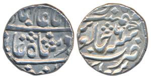 Manak Pal (AH 1186-1233; 1772-1817 AD), Silver Rupee, 11.27g, Sawai Jaipur Mint (pseudo mi