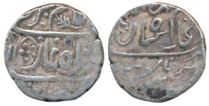 Chitor Mint, with pseudo-mint name Shahjahanabad, Silver Rupee, 10.6g, in name of Alamgir 