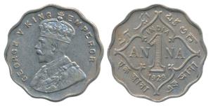 George V, Cupro-Nickel, 1 Anna, 1928, Bombay Mint, normal dot (Prid 956). Very Fine+.
