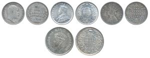 Victoria Empress, Silver 2 Annas, 1901, Calcutta Mint, B / II / C Incuse (Prid 515); Edwar