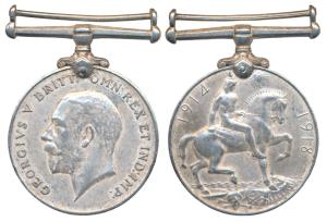 British War Medal 1914-18, George V, Silver, 33.6g, awarded to 2875 Sepoy Jabaji Sirkar 10