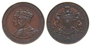 Jind, Delhi Darbar Commemoration Medal, 68.28g, obv. conjoined crowned busts of George V a