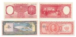 Argentina, 10 Pesos, 1954-1962 issue, rev. Independence Oath in the city of Tucuman (Pick 