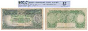 Australia, Commonwealth of Australia, Reserve Bank, 1 Pound, 1961-65, signed Captain Cook,
