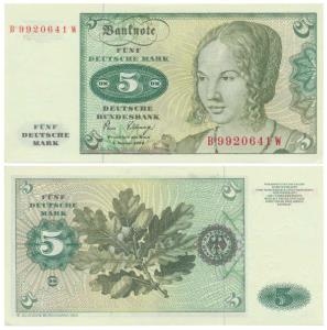 Germany, 5 Mark, 1980, (Pick 30b1), Uncirculated.