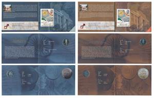 All single commemorative coins in mint packaging (4), Rupee 1, Uncirculated, Platinum Jubi