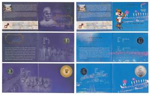 All single commemorative coins in mint packaging, Rupees 2, 2010, XIX Commonwealth Games D