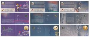 All single commemorative coins in mint packaging (3), Rupees 5, 2010, Mother Teresa Birth 